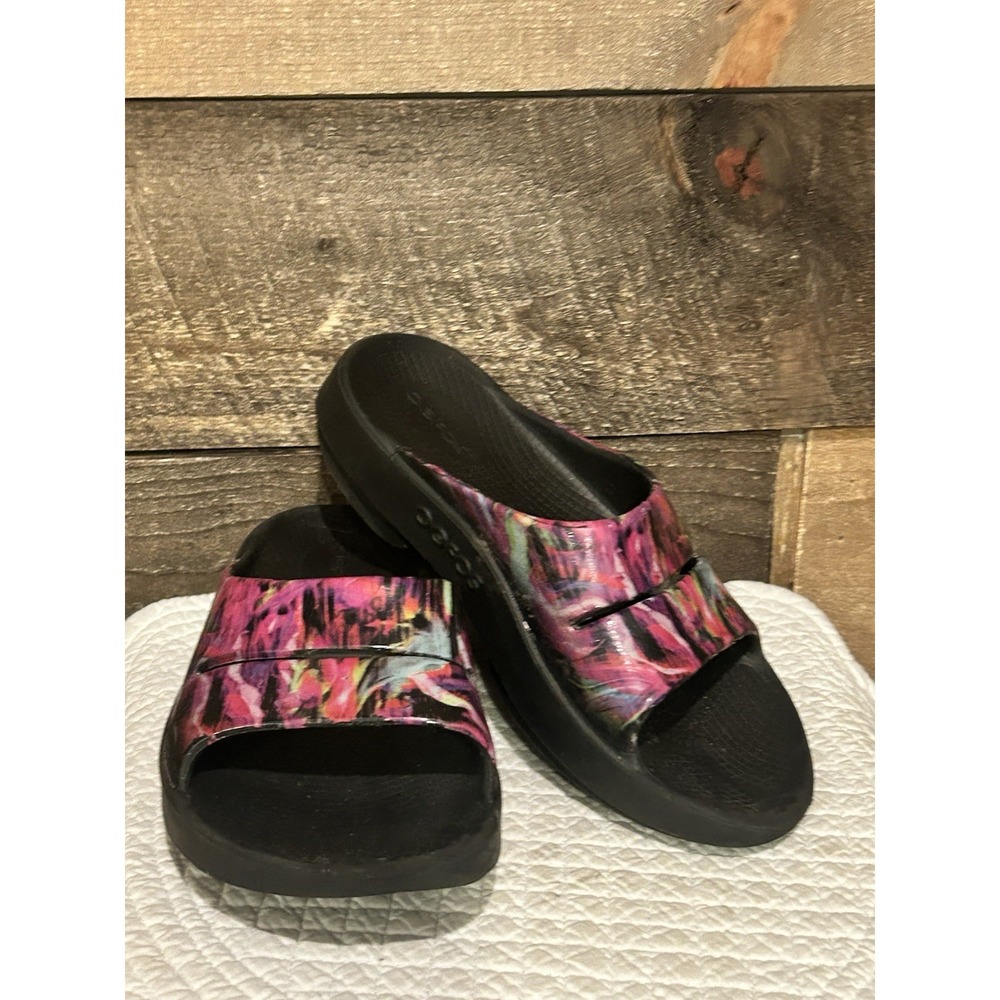 Oofos OOAHH Limited Edition Canyon‎ Sunlight Women's 6 Men 4 Sandals Comfort